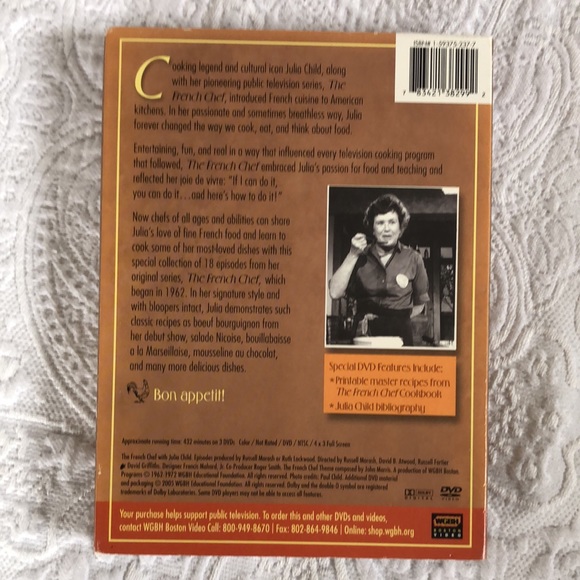 The French Chef Julia Child DVD cooking series - Picture 3 of 9
